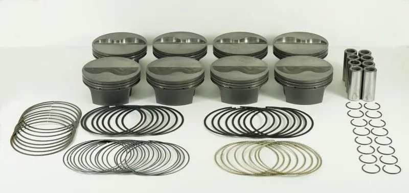 Mahle Motorsport Forged Piston Set For Sbc 362Ci – 4.06" Bore, 3.5"/3.75" Stroke, 6.125"/6" Rod, .927" Pin, 12.0–12.7:1 Cr 1