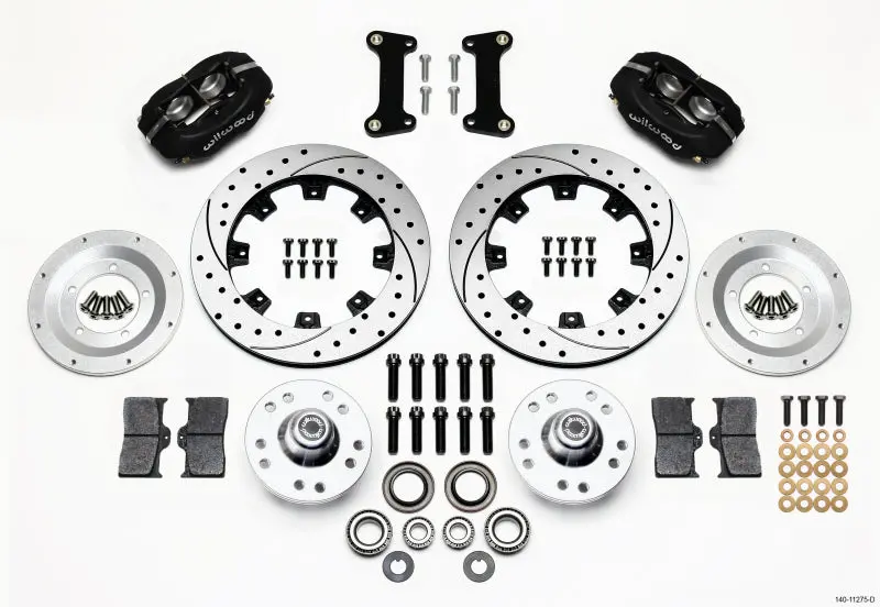 Wilwood Forged Dynalite Front Brake Kit – 12.19-Inch Drilled Rotors For 1982–1992 Camaro And Firebird 1