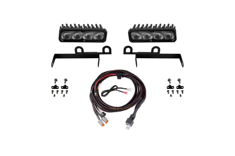 Diode Dynamics Ss6 Sport Led Fog Light Kit – 6000K White Output For 2013–2018 Ram 1500 Sportexpress Models 1