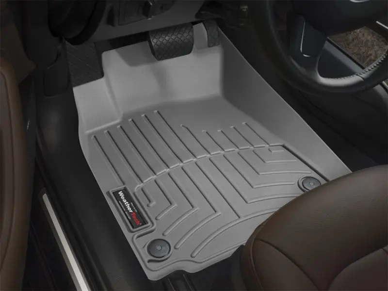 Wt Floorliner Front Floor Mat – Textured Grey, Custom Molded Fit 1