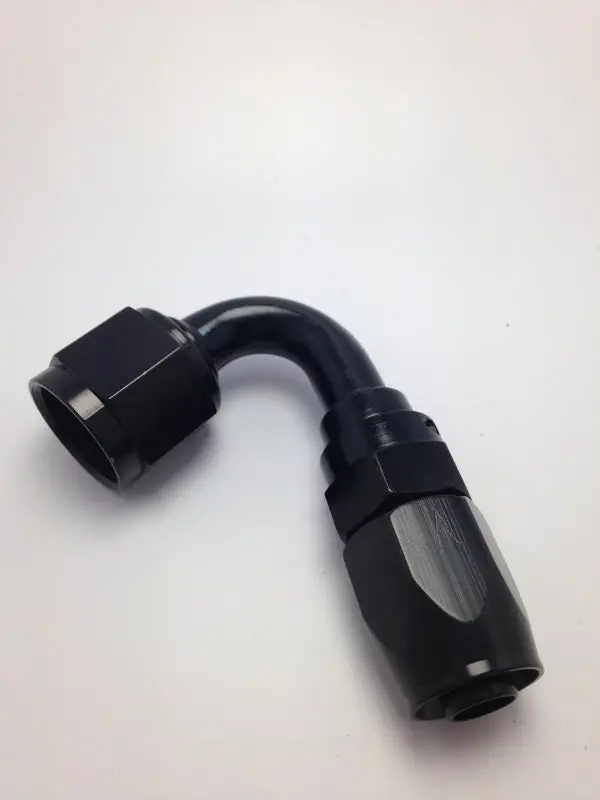 Fragola -10An 120-Degree Pro-Flow Black Hose End Fitting 1