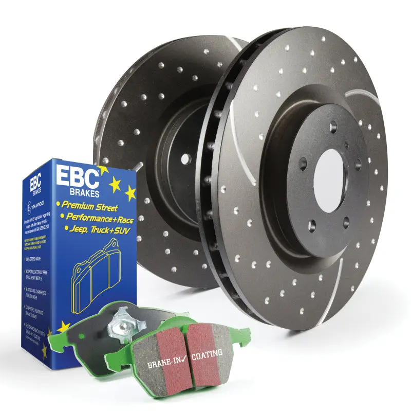 Ebc Greenstuff Eco-Friendly Brake Kit — S10 Series Pads And Gd Rotors 1