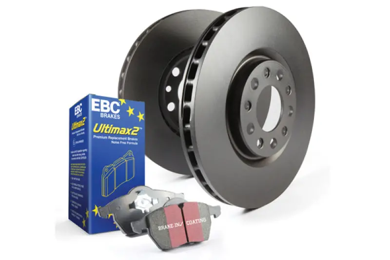 Ebc Ultimax S20 Brake Kit – Front & Rear Pads And Rk Rotors For Two Axles 1
