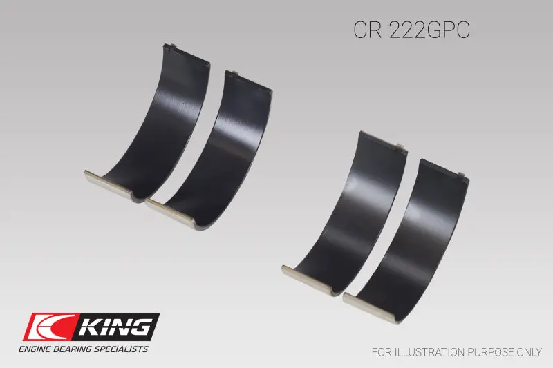 King Standard Rod Bearing Set For Bmw N55B30A Engine – Sputter-Coated, Std Size (2 Pairs) 1