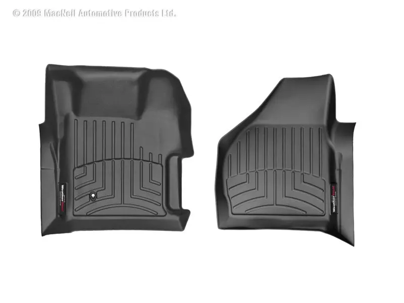 Weathertech Front Floor Liners – Black, Custom Fit For 2008–2010 Ford Super Duty F-250/F-350/F-450/F-550 Regular Cab 1