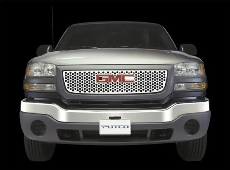 Putco Stainless Steel Grille With Logo Cutout For 1996–2002 Gmc Savana 1