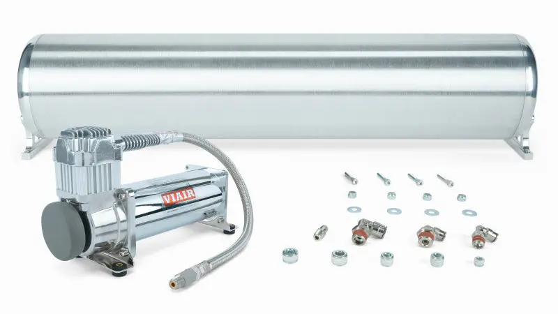 Air Lift 28-Inch Flo Air Tank With Viair 444C Compressor Kit – Includes Fittings And Mounting Hardware 1