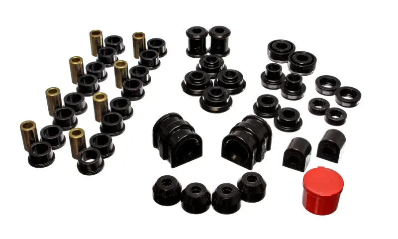 Energy Suspension Black Hyper-Flex Master Bushing Kit For 1991–2002 Saturn S-Series (Coupe, Sedan, Wagon) 1