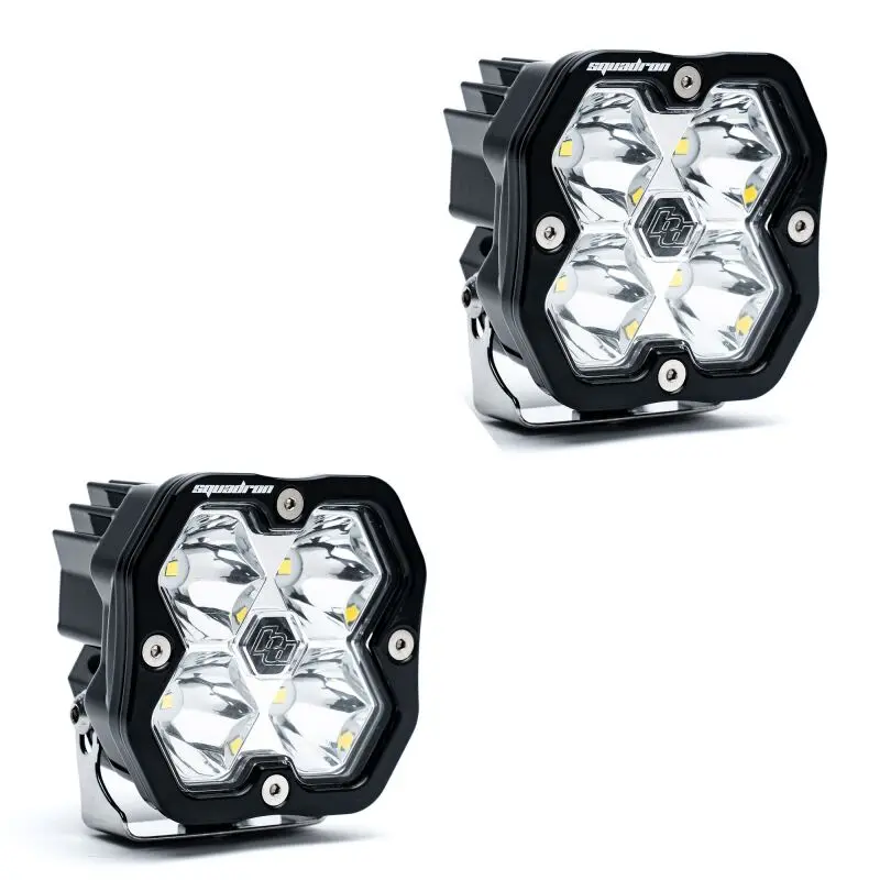 Baja Designs Squadron 2.0 Sport Led Spot Lights (Pair) – Plug-And-Play, No Harness Included 1