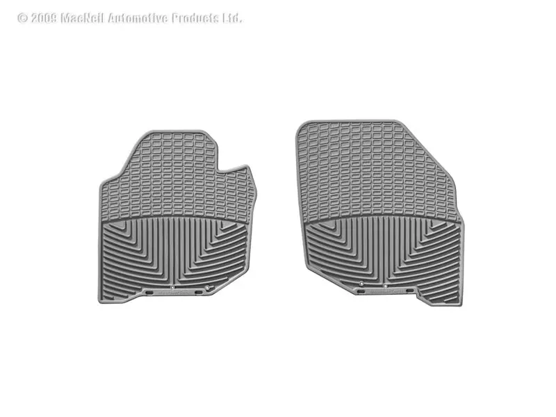 Weathertech Front Floor Liners For 2007–2008 Honda Fit – Grey Rubber Mats 1
