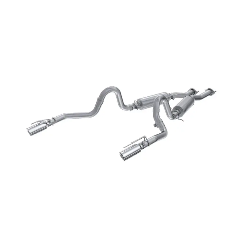Mbrp Dual Exhaust System For 1999–2004 Ford Mustang Gt & Mach 1 – 2.5-Inch Al Catback With 3.5-Inch Dual-Wall Tips 1