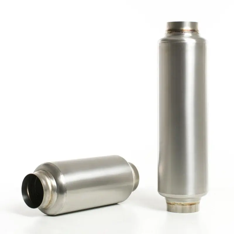 Ticon Industries Ultralight Titanium Exhaust Muffler – 17-Inch Overall Length, 3-Inch Inlet/Outlet 1