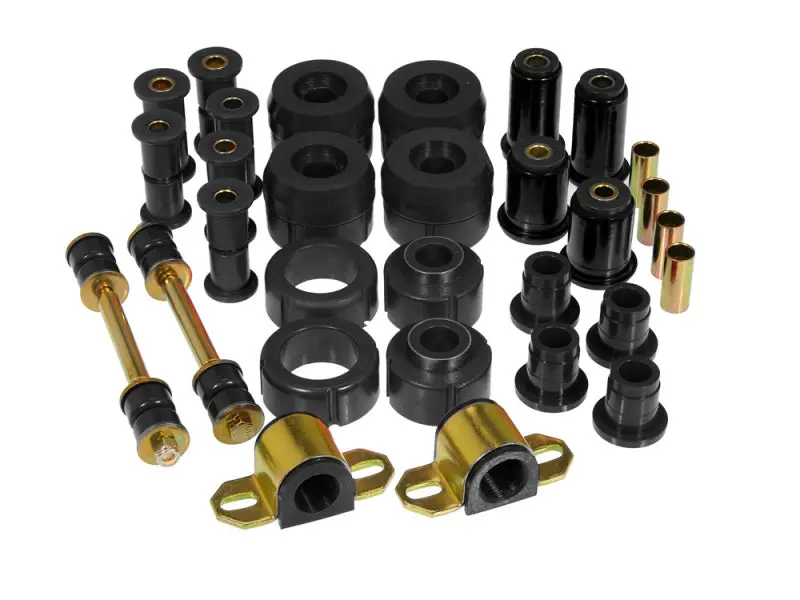 Prothane Total Suspension Bushing Kit — Black Polyurethane Upgrade For 1987–1996 Dodge Dakota 2Wd 1