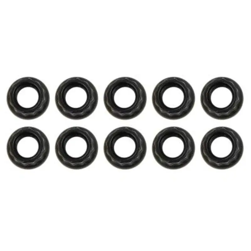 Moroso Black Oxidized Nuts – 1/4-28 Thread, Pack Of 10 1