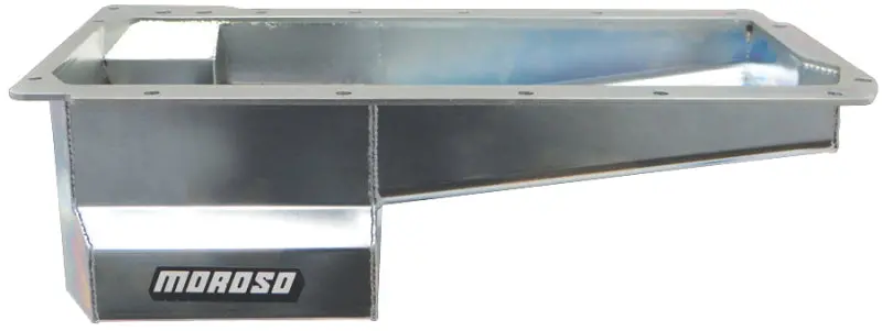 Moroso Wet Sump Steel Oil Pan For Gm Ls Engine Swaps And Early F-Body Applications – 6" Depth, Rear Sump & Remote Filter Ready 1