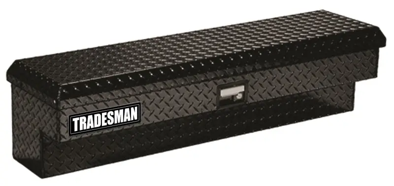Tradesman 70-Inch Aluminum Side-Mount Truck Tool Box — Black Powder-Coated Finish 1