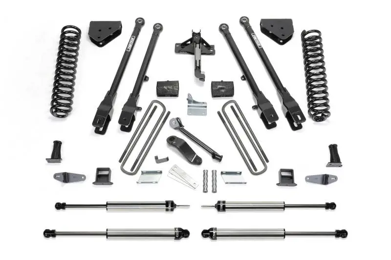 Fabtech 6-Inch 4-Link Lift System With Coilovers & Dual-Adjustable Shocks For 2008–2010 Ford F-450/F-550 4Wd 1